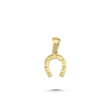 Beelo Gold 14K Altın At Nalı Kolye Ucu