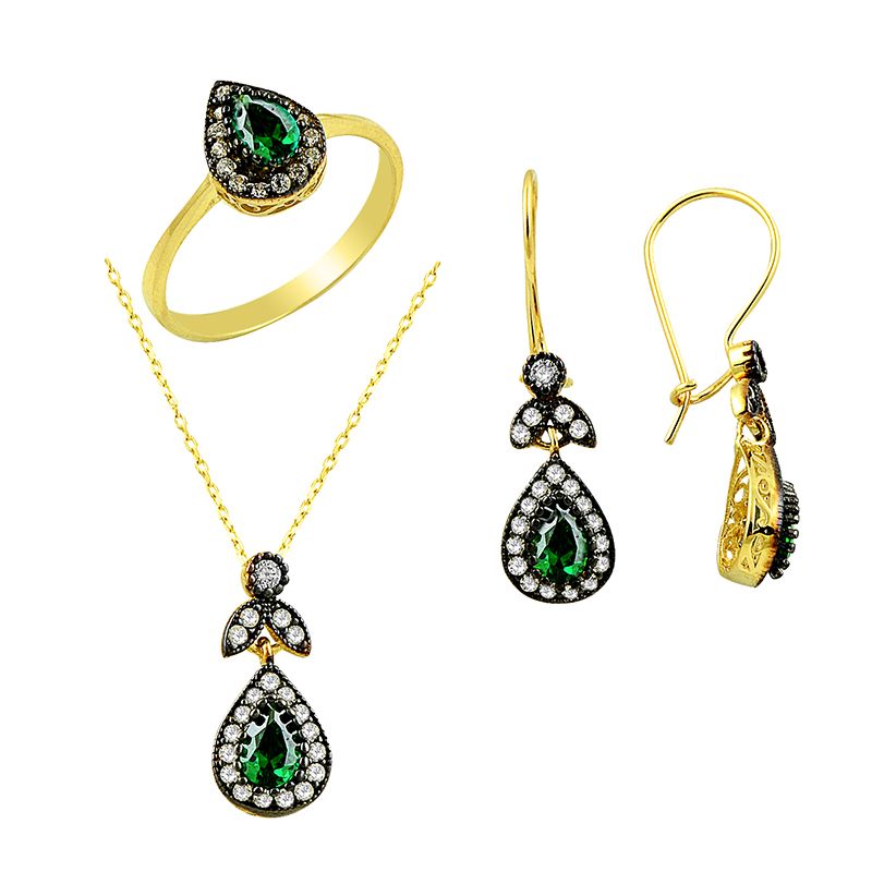Beelo Gold 14K Altın Osmanlı Hürrem Set