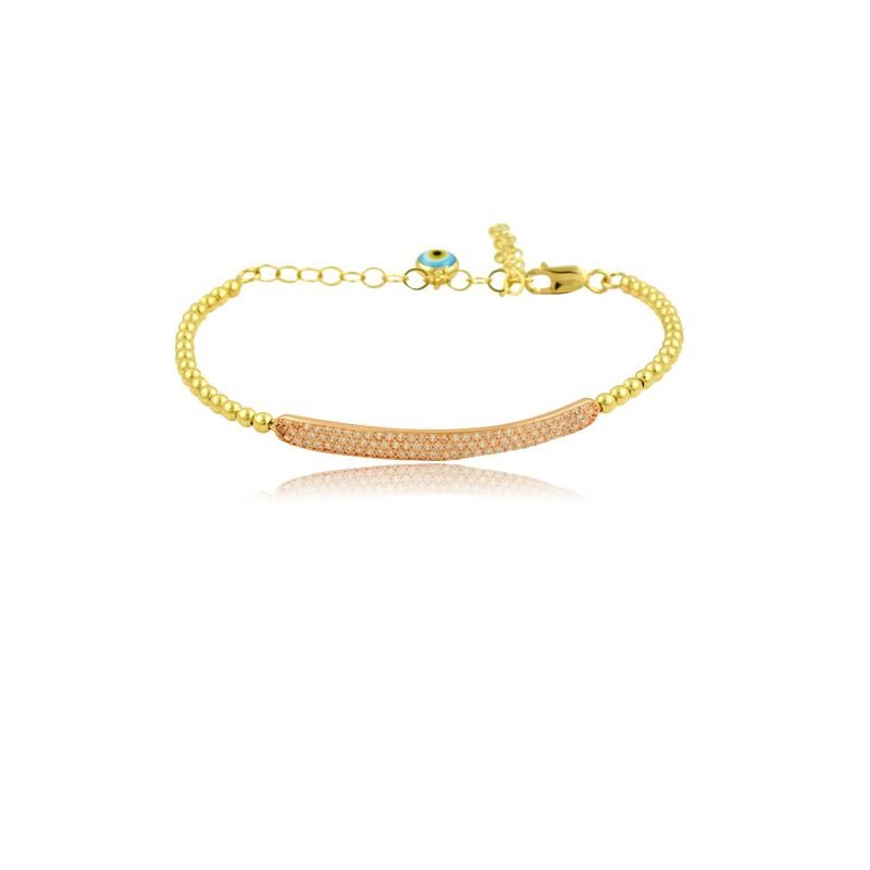 Beelo Gold 14K Altın Fantazi Toplu Bilezik