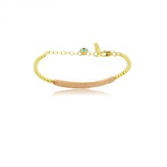 Beelo Gold 14K Altın Fantazi Toplu Bilezik