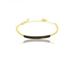 Beelo Gold 14K Altın Fantazi Toplu Bilezik