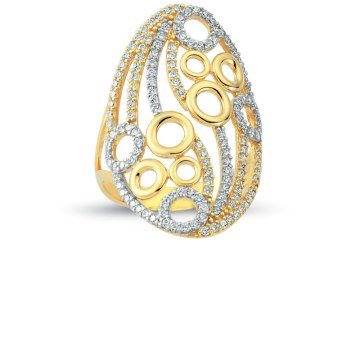 Beelo Gold 14K Altın Tasarım Yüzük BGAZ192