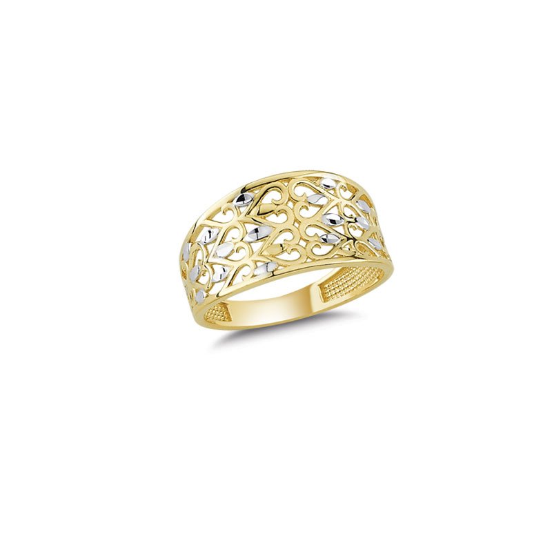 Beelo Gold 14K Altın Tasarım  Yüzük