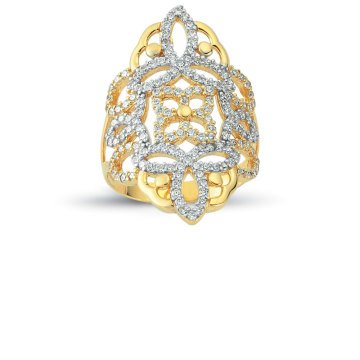 Beelo Gold 14K Altın Tasarım Yüzük BGAZ200