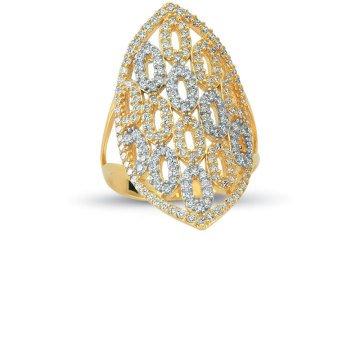 Beelo Gold 14K Altın Tasarım Yüzük BGAZ201