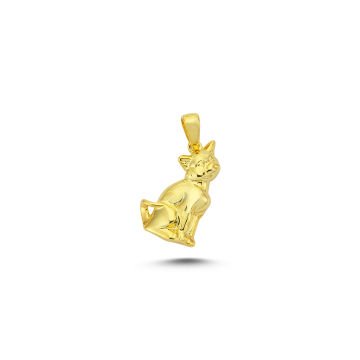 Beelo Gold 14K Atın Kedi Kolye Ucu