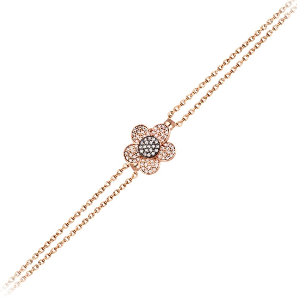 Beelo Silver Rose Altın K. 925K Gümüş  Bileklik