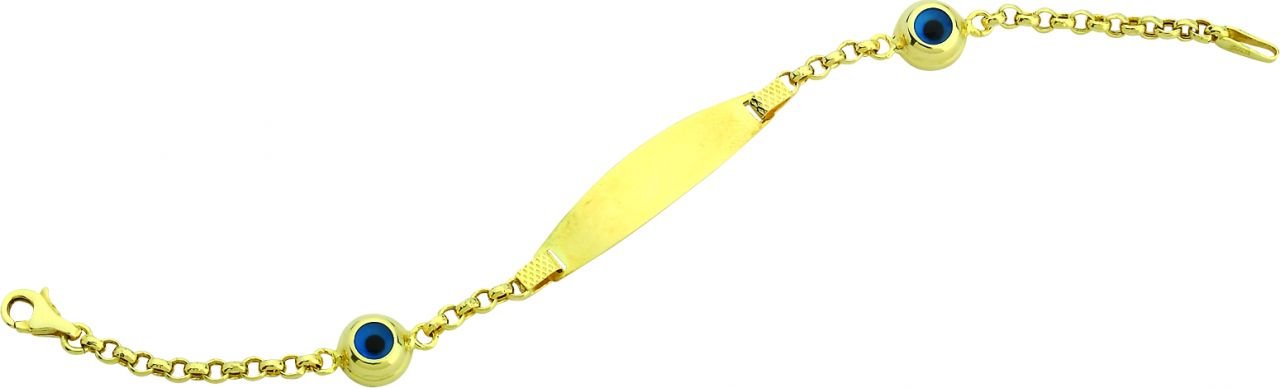 Beelo Gold 14K Altın Çocuk Nazar Bileklik CMK078