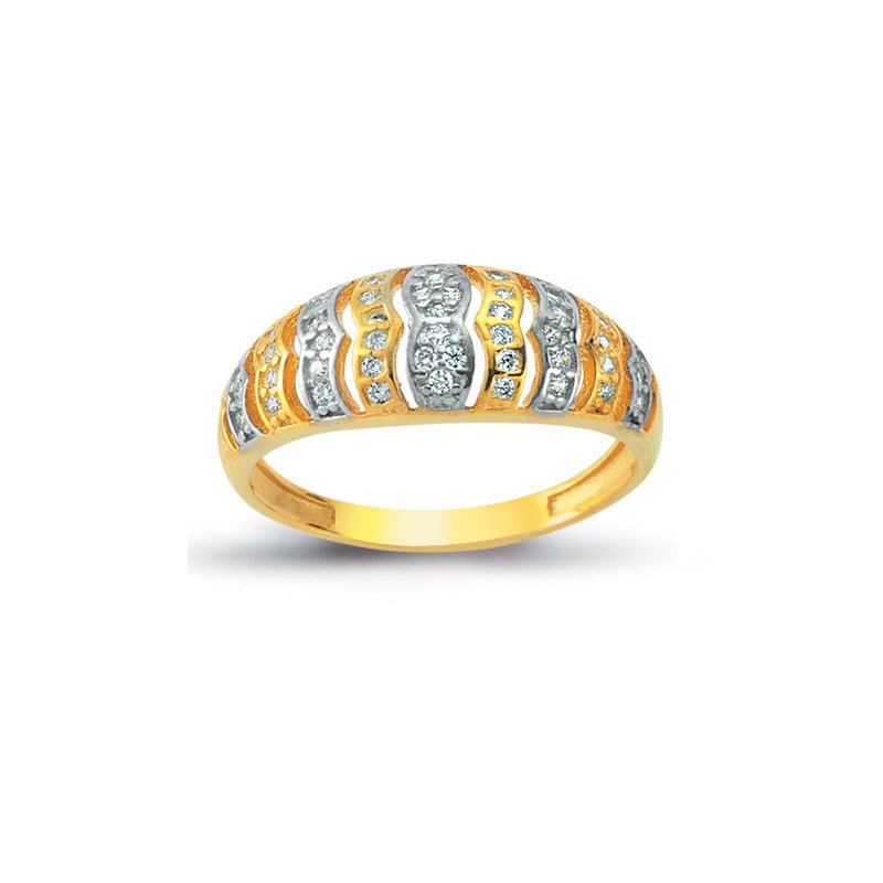 Beelo Gold 14K Altın Tasarım Yüzük BGAZ310
