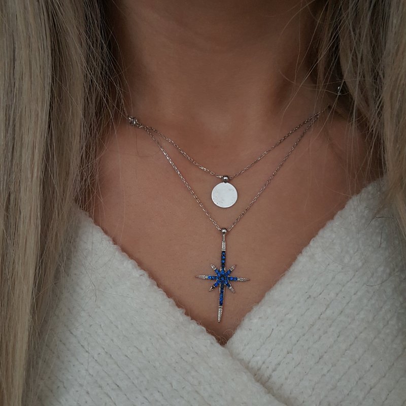 Beelo Silver 925K Gümüş İkli  Kolye