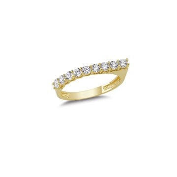 Beelo Gold 14K Altın Tasarım Yüzük