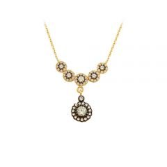 Beelo Gold 14K Altın Elmas Osmanlı Kolye BGKL095