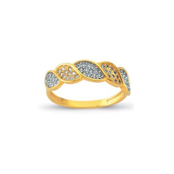 Beelo Gold 14K Altın Tasarım Yüzük BGAZ323