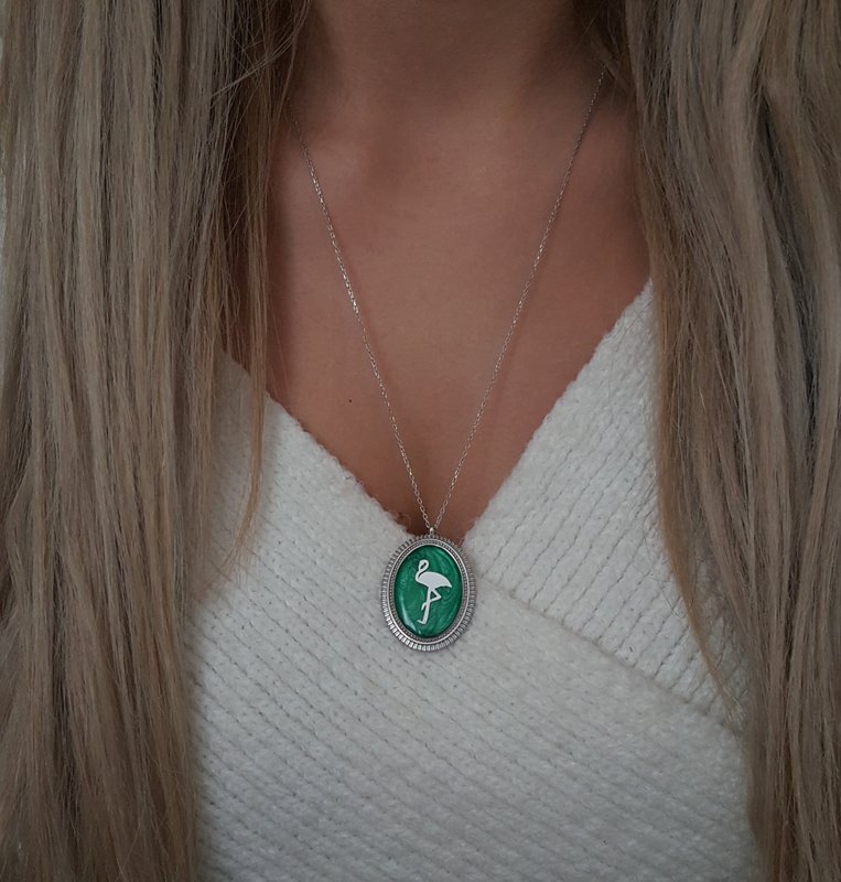 Beelo Silver 925K Gümüş Madalyon Kolye