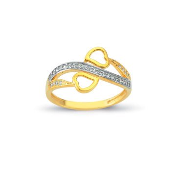 Beelo Gold 14K Altın Tasarım Yüzük BGAZ327