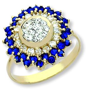 Beelo Gold 14K Altın Nazar Yüzük BGYG004