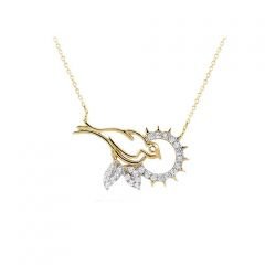 Beelo Gold 14K Kuş Kolye