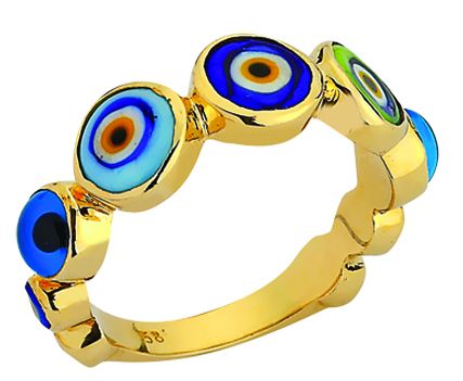 Beelo Gold 14K Altın Nazar Yüzük BGYG009