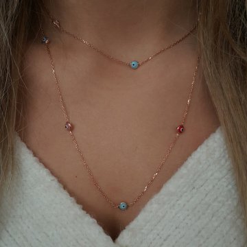 Beelo Silver 925K Gümüş Nazar Kolye