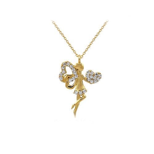 Beelo Gold 14K Su Perisi Melek Kolye