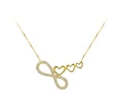 Beelo Gold 14K Altın Sonsuzluk Kolye