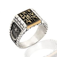 Beelo Silver 925K Gümüş Osmanlı Erkek Yüzük BGEY157