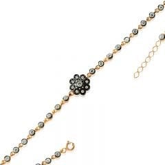 Beelo Silver Rose Altın K. 925K Gümüş Osmanlı Bileklik