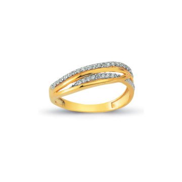 Beelo Gold 14K Altın Tasarım Yüzük BGAZ347