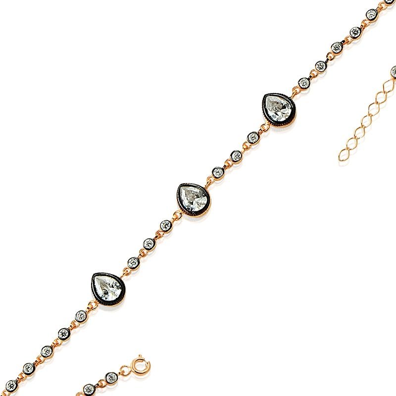 Beelo Silver Rose Altın K. 925K Gümüş Osmanlı Bileklik