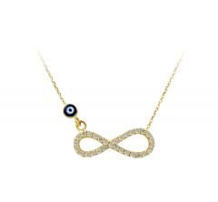 Beelo Gold 14K Altın Sonsuzluk Kolye