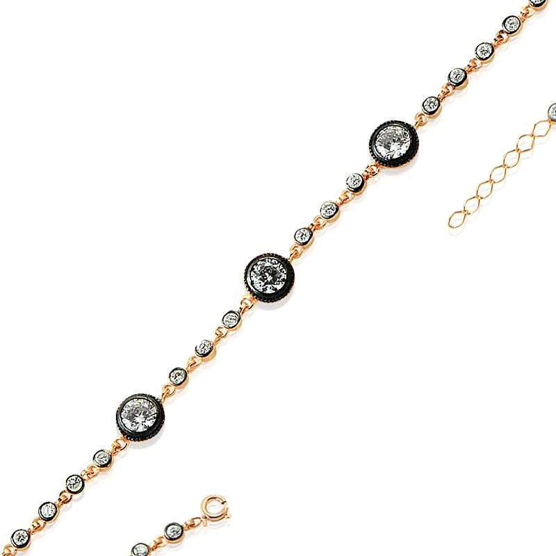 Beelo Silver Rose Altın K. 925K Gümüş Osmanlı Bileklik