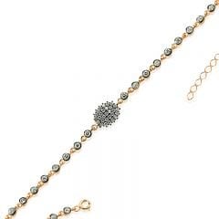 Beelo Silver Rose Altın K. 925K Gümüş Osmanlı Bileklik