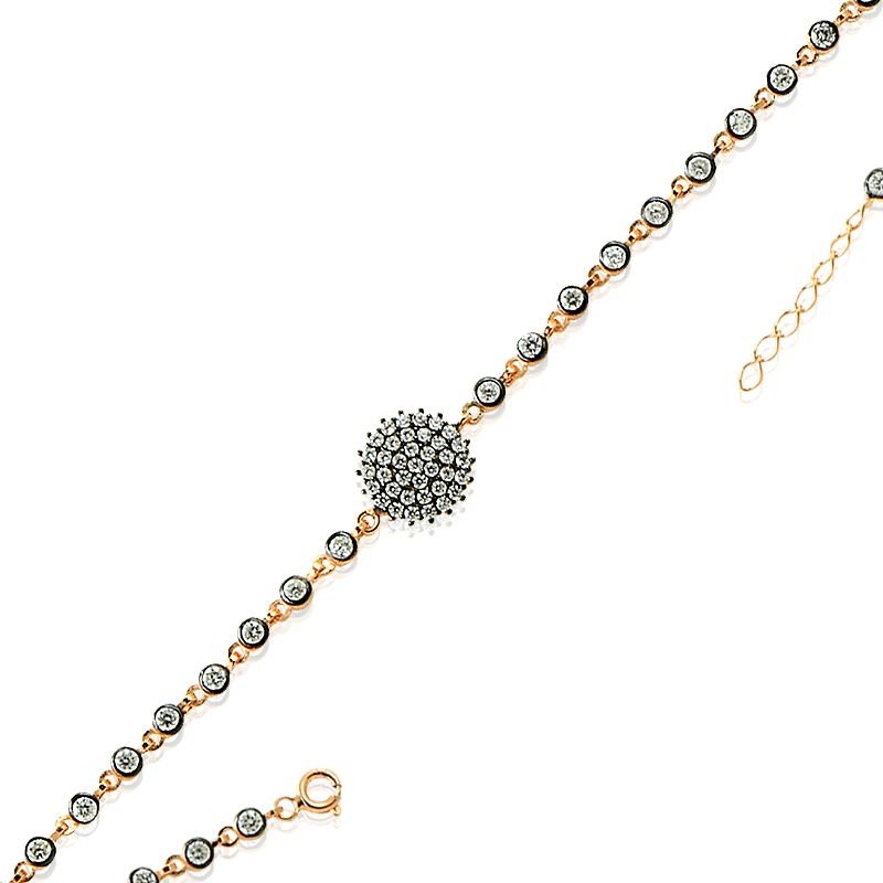 Beelo Silver Rose Altın K. 925K Gümüş Osmanlı Bileklik