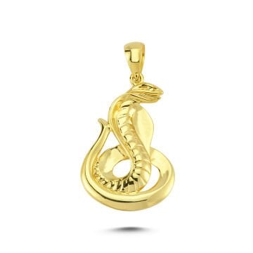 Beelo Gold 14K Altın Yılan Kolye Ucu