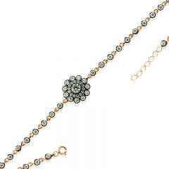 Beelo Silver Rose Altın K. 925K Gümüş Osmanlı Bileklik