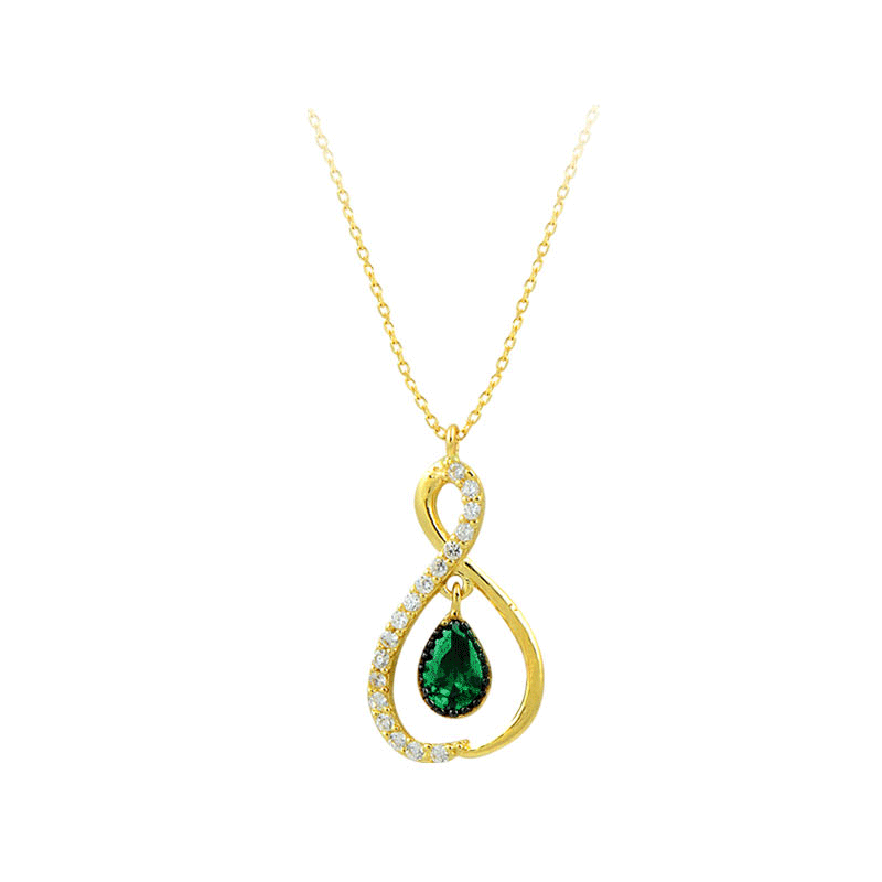 Beelo Gold 14K Altın Sonsuzluk Kolye
