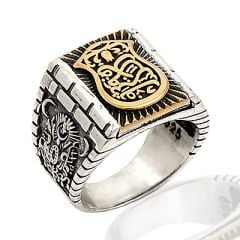 Beelo Silver 925K Gümüş Nalini ( Nal'i ) Şerif Erkek Yüzük BGEY173