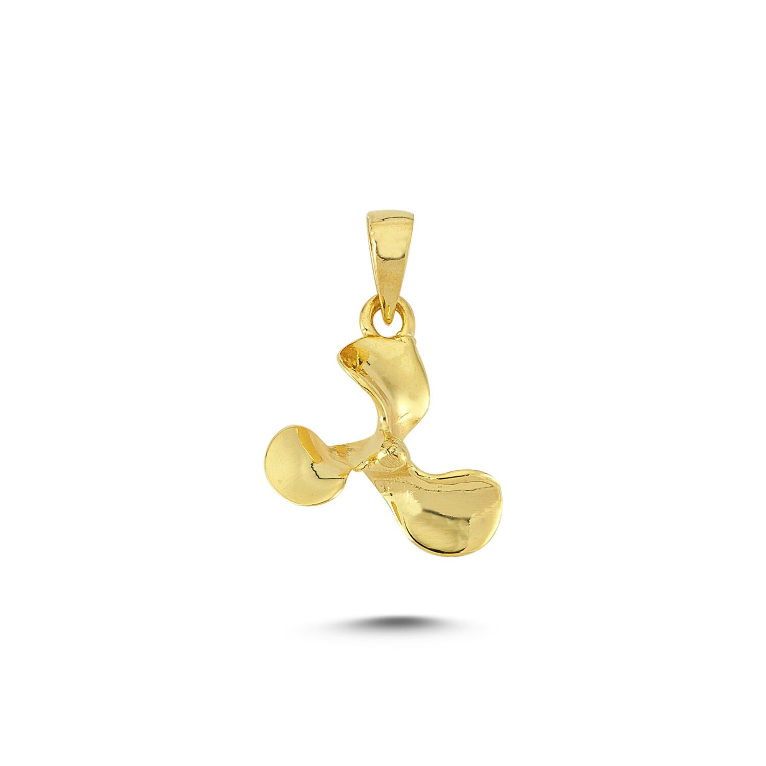 Beelo Gold 14K Altın Pervane Kolye Ucu