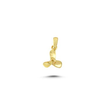 Beelo Gold 14K Altın Pervane Kolye Ucu