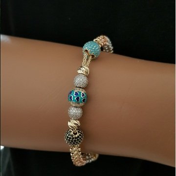 Beelo Gold 14K Altın Tasarım Bileklik