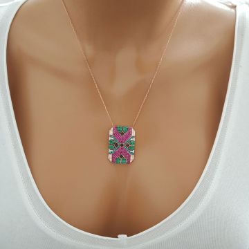 Beelo Silver Gümüş 925K Gümüş Tasarım Kolye