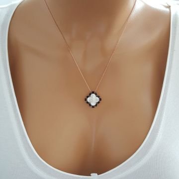 Beelo Silver Gümüş 925K Gümüş Baget Tasarım Kolye