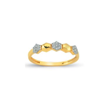 Beelo Gold 14K Altın Tasarım Yüzük BGAZ396