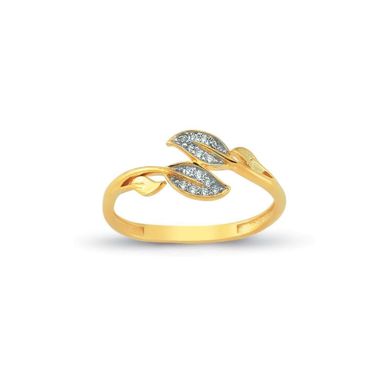 Beelo Gold 14K Altın Tasarım Yüzük BGAZ397