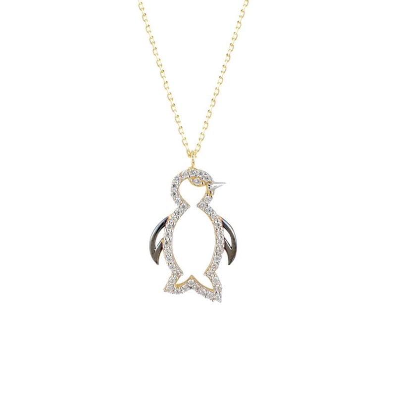 Beelo Gold  14K Altın Penguen Kolye