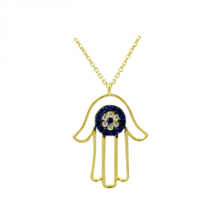 Beelo Gold 14K Fatıma'nın Eli Kolye