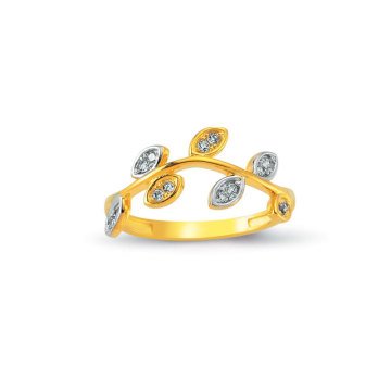 Beelo Gold 14K Altın Tasarım Yüzük BGAZ403