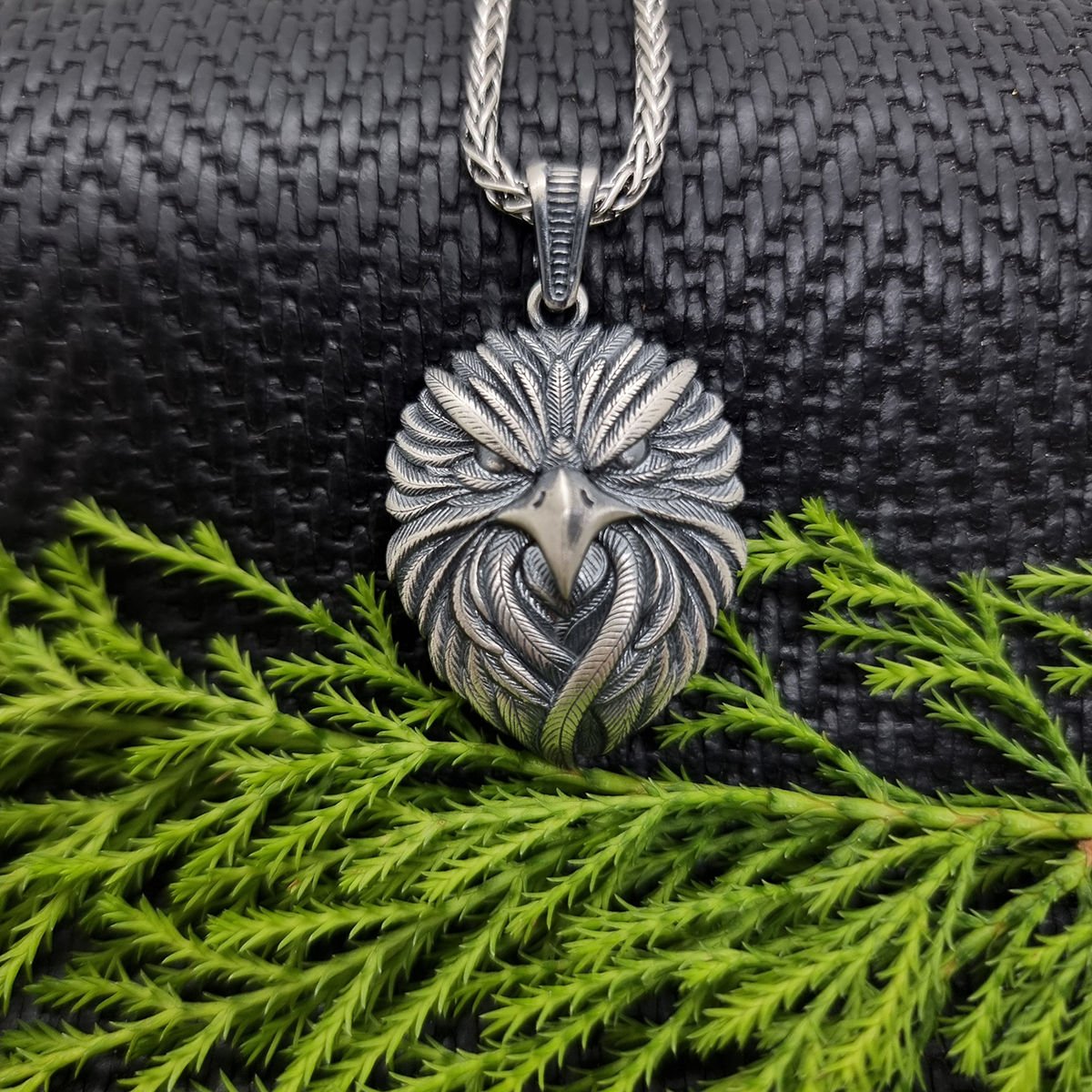 Beelo Silver 925 Ayar Gümüş Kartal Erkek Kolye