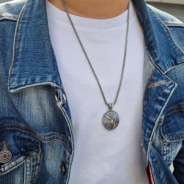 Beelo Silver 925 Ayar Gümüş Kartal Erkek Kolye