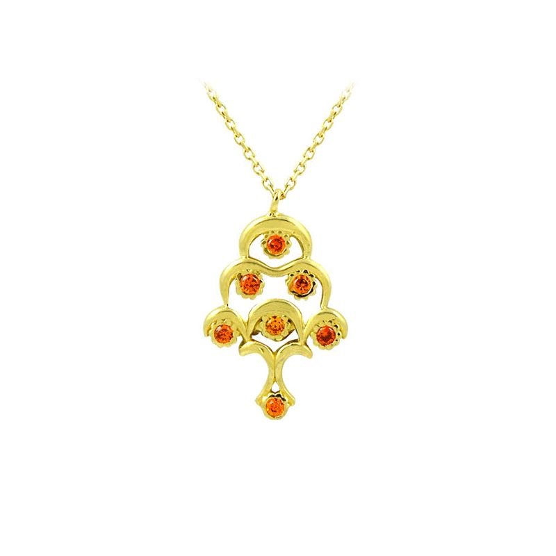 Beelo Gold 14K Altın Ağaç Kolye